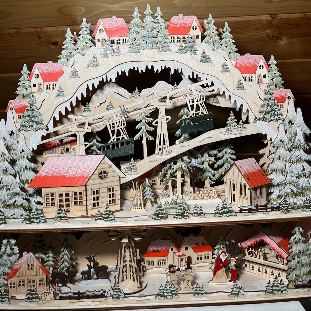 Martha Stewart LED Winter Village Scene